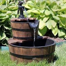 Get contact details & address of companies manufacturing and supplying water design: Wooden Barrel W Hand Pump Outdoor Water Fountain Rustic Feature 23 Overstock 21161978