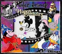 A classic song from disney: Happy Birthday Walt Disney And Your Dreams Disney Walt Disney Disney Gif