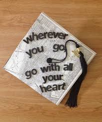 Graduation Cap New York Map My Favorite Quote Graduation Cap Designs Diy Graduation Cap College Graduation Cap