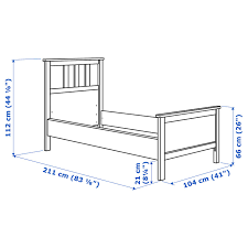 Sie bieten auf eine tadellose ikea hemnes 1 ikea kommode aus kiefernholz, massiv mit 4 schubladen. Hemnes Bettgestell Weiss Gebeizt Leirsund Ikea Deutschland