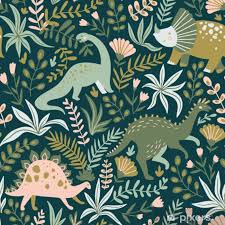 La sélection produits leroy merlin de ce lundi au meilleur prix ! Poster Modele Sans Couture Dessine Main Avec Des Dinosaures Et Des Fleurs Et Des Feuilles Tropicales Parfait Pour Les Enfants En Tissu Textile Papier Peint De Pepiniere Conception Mignonne De Dino Illustration