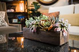 Coffee Table Decoration Succulent Grouping Decorating Coffee Tables Coffee Table Centerpieces Succulent Centerpieces