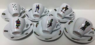 Lastly, most espresso cups come in sets of 2 to 8 or more, and you should shop to suit your household. Italian Playing Cards Espresso Cups And Saucers Set Of 6 Piccolo S Gastronomia Italiana