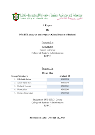 External (pest) pestle analysis is originally known as pest analysis, it is used to determine the impact of the external factors on the organization. Doc A Report On Pestel Analysis And 10 Years Globalization Of Ireland Presented To Md Shamim Academia Edu