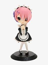Banpresto Re Zero Starting Life In Another World Q Posket Ram Vinyl Figure Vinyl Figures Anime Popular Anime