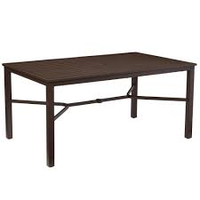 Discover our stunning dining tables for the outdoor, all designed and finely handcrafted in italy. Stylewell Mix And Match Rectangular Metal Outdoor Dining Table Fts70660c The Home Depot Metal Patio Furniture Patio Dining Table Aluminum Patio Furniture