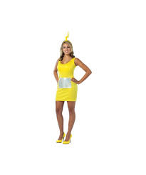 Adult Teletubbies Lala Tank Dress Sexy Costume - Teletubbies Costumes