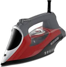 Black And Decker Digital Advantage Iron D2030 Manual Black Decker D3500 Advanced Temperature Iron With Variable Steam Controls And One Heat Setting For All Fabric Types Nonstick Ceramic Soleplate Red Black Amazon Ca Home Kitchen