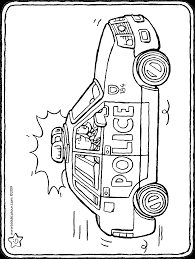 Malvorlagen kinder verkehr verwandt mit polizeiauto. Polizeiauto Kiddicolour