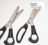 Stainless Steel 3MM Sawtooth Pinking Shears, Heavy Duty ...