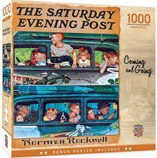 Jigsaw puzzles norman rockwell → price comparison on jigsaw puzzles in american and world shops, which deliver to usa. Amazon Com Masterpieces Norman Rockwell 1000 Puzzles Collection Coming And Going 1000 Piece Jigsaw Puzzle Toys Games