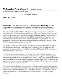 Our titles and description may contain inaccurate information, so please refer to pictures determine condition. Ne Tf1 Has Mobilized As Nebraska Task Force One Facebook