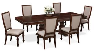 Inspire Envy Crafted From Sturdy Oak With A Beautiful Merlot Finish The Vienna Collection Will Give Any Value City Furniture Dining Room Sets City Furniture
