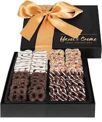 From gorgeous gift wrap to delivery to their door, let us handle all of the details so you don't. Buy Hazel Creme Chocolate Mini Pretzel Gift Basket Gift Box Gourmet Holiday Food Gift Large Box Online In Taiwan B08mbbrfqg