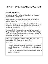 A pair of statements is set up, one. Hypothesis Hypothesis Quantitative Research