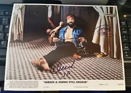 Aol autos recently sat down to talk cars with comedy tandem and pop culture icons cheech and chong. Cheech And Chong Auto Autograph 8x10 Photo 1910873224