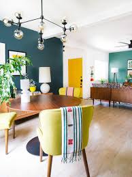Bright colours in your living room will make it seem larger than. How To Use Color In An Open Floor Plan Old Brand New Eclectic Living Room Mid Century Living Room Colourful Living Room