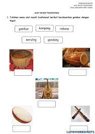 Untuk cara memainkan kemong adalah memukul dengan. Alat Muzik Tradisional Cg Mai Worksheet