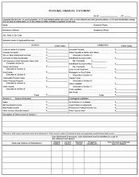 Personal Financial Statements Template Best Of 40 Personal Financial Statement Templates F In 2020 Personal Financial Statement Statement Template Financial Analysis