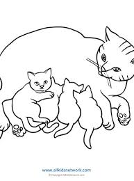 The cat is one of the most popular pets, like the dog, and live with humans in their homes. Cats Coloring Page All Kids Network