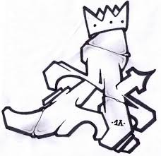 A graffito (plural graffiti), in an archaeological context, is a deliberate mark made by scratching or engraving on a large surface such as a wall. Graffiti A By Berby1236507 On Deviantart