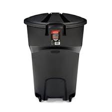 Lowe's canada reserves the right to cancel or withdraw any part of the offer due to unauthorized, altered, or ineligible use. Rubbermaid Roughneck 32 Gallon Black Garbage Can With Lid Lowe S Canada