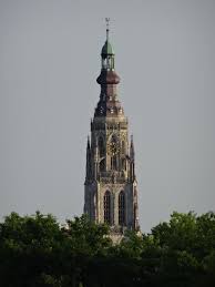 The gothic church tower rises. Hd Wallpaper Breda Netherlands Church Monument Historic Landmark Travel Wallpaper Flare