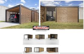 Carport Modu Collstrop Woodexpo 78 Decouvrez Nos Offres De Carport En Bois Http Www Woodexpo Com Carpor Carport Bois Ports De Voiture Plafond En Planches