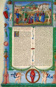 Biblia Translated Into Italian By Niccolo Malermi Opening Volume 2 Shooting Of The Father S Corpse Print Illuminated Manuscript Historical Books Biblia