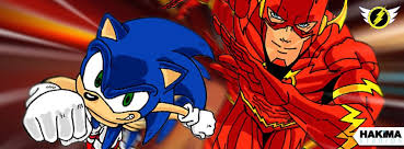 Sonic Vs The Flash Facebook Cover Art Version 3 Hakima Studios Cover Art Flash Vs Sonic