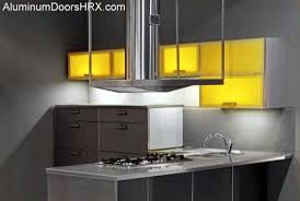 Aluminum Door Kitchen Cabinets Are A Great Choice To Improve Your Kitchen Design They Are Attractive Durable And Affordable Aluminum Door Kitchen Cabinet D