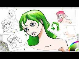 Drawing Coloring Line Art In Artrage Lite Full Youtube Artrage Line Art Art