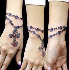 Wearing bracelet tattoos are akin to wearing true bracelets. 141 Wrist Tattoos And Designs To Make You Jealous