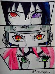 Learn how to draw naruto and sasuke pictures using these outlines or print just for coloring. Painting Of Naruto Sasuke And Sakura Using Colors Of Pencils Steemkr