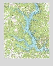 Lake Wylie Sc Topographic Map Topoquest Lake Wylie Lake Topographic Map
