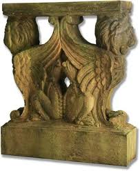 Winged Lion Table Base Fiberstone All Products Fs38711 In 2020 Table Base Pedestal Table Base Dining Table Bases