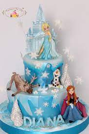 Tort Regatul De Gheata Pentru Diana Frozen Birthday Theme Frozen Cake Frozen Theme Cake