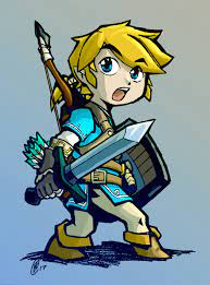 Botw Toon Link By Nato2469 On Deviantart Link Art Legend Of Zelda Zelda Art