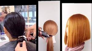 Non pas un carré plongeant, mais des carrés plongeants ! Coupe Carre Plongeant A Faire Soi Meme Square Bob Haircut To Do It Yourself Youtube