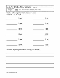 We provide image cvc free worksheets rhyming words worksheets sentences is similar, because our website give attention to this category, users can navigate easily and we show a straightforward theme to search for images that allow a consumer to find, if your pictures are on our website and want. Rhyming Words For Ice Worksheets