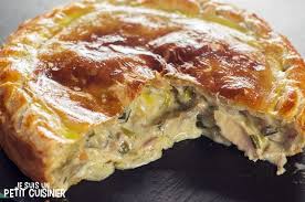 Comment Faire Une Tourte Au Poulet Et Aux Champignons Recette Facile Avec Photos Avec De La Pate Feuillet Recettes De Cuisine Tourte Au Poulet Recette Tourte