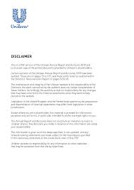 You will abide by the rules and regulations of the company as may be in force. Https Www Unilever Com Images Unilever Annual Report And Accounts 2018 Tcm244 534881 En Pdf