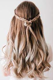 30 Awesome Braided Half Up Half Down Hairstyles For Your Prom Down Hairstyles Hair Styles Half Up Half Down Hair Prom