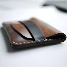Makr Carry Goods Cordovan Flap Slim Wallet Seam Integrated Keeper Carteira De Couro Artesanal Acessorios De Couro Carteira De Couro
