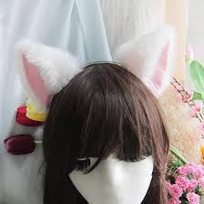 Check out our white cat ears selection for the very best in unique or custom, handmade pieces from our costume there are 11523 white cat ears for sale on etsy, and they cost $33.13 on average. Fluffy Ears Headband Koneko Cat Cafe