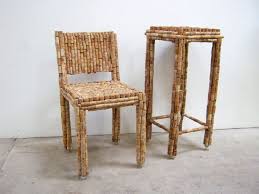 Cork Chair Side Table Chair Side Table Recycled Furniture Chair