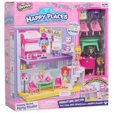Invite Your Lil Shoppie Friends To The Party Studio And Get Ready For A Party In Every Room The Hap Shopkins Happy Places Doll House Play Shopkins Happy Home