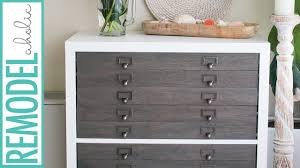 Prices start at $395 per file. Ikea Hack Kallax Shelf To Flat File Cabinet Drawers Youtube