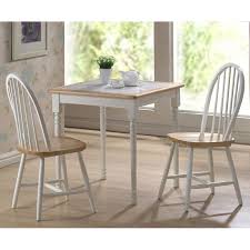 Indoor Kitchen Bistro Sets Top Square 3 Piece Small Dinette Set Indoor Bistro Sets At Hayneedle Patio Furnishings White Dining Room Sets Flat Furniture