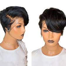 13x4 Short Pixie Wig Human Hair Cute Wig Short Wavy Hair Lace Front Hu Lovewig Short Pixie Wigs Real Hair Wigs Wig Hairstyles